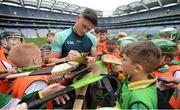 8 October 2016; Wexford hurler Lee Chin signs autographs at Croke Park today which played host to some of Ireland’s most talented hurlers, along with over 500 children, who lined-out to learn tips and skills from their hurling heroes as part of Centra’s Live Well hurling initiative. The participating children, who experienced a once in a lifetime opportunity, came from 12 lucky GAA clubs who each claimed their very special spot by winning a Live Well hurling challenge during the summer. Croke Park, Dublin. Photo by Cody Glenn/Sportsfile