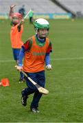 8 October 2016; Alan O'Mara, age 9, from Shamrocks GAA in Offaly as Croke Park today played host to some of Ireland’s most talented hurlers, along with over 500 children, who lined-out to learn tips and skills from their hurling heroes as part of Centra’s Live Well hurling initiative. The participating children, who experienced a once in a lifetime opportunity, came from 12 lucky GAA clubs who each claimed their very special spot by winning a Live Well hurling challenge during the summer. Croke Park, Dublin. Photo by Piaras Ó Mídheach/Sportsfile