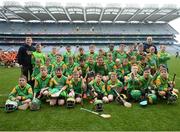 8 October 2016; Members of the Thomas Davis GAA Club, Co Dublin, at Croke Park today which played host to some of Ireland’s most talented hurlers, along with over 500 children, who lined-out to learn tips and skills from their hurling heroes as part of Centra’s Live Well hurling initiative. The participating children, who experienced a once in a lifetime opportunity, came from 12 lucky GAA clubs who each claimed their very special spot by winning a Live Well hurling challenge during the summer. Croke Park, Dublin. Photo by Cody Glenn/Sportsfile