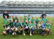 8 October 2016; Members of the Independent News Media team at Croke Park today which played host to some of Ireland’s most talented hurlers, along with over 500 children, who lined-out to learn tips and skills from their hurling heroes as part of Centra’s Live Well hurling initiative. The participating children, who experienced a once in a lifetime opportunity, came from 12 lucky GAA clubs who each claimed their very special spot by winning a Live Well hurling challenge during the summer. Croke Park, Dublin. Photo by Cody Glenn/Sportsfile