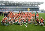 8 October 2016; Members of the O'Toole's GAA Club, Co Dublin, at Croke Park today which played host to some of Ireland’s most talented hurlers, along with over 500 children, who lined-out to learn tips and skills from their hurling heroes as part of Centra’s Live Well hurling initiative. The participating children, who experienced a once in a lifetime opportunity, came from 12 lucky GAA clubs who each claimed their very special spot by winning a Live Well hurling challenge during the summer. Croke Park, Dublin. Photo by Cody Glenn/Sportsfile