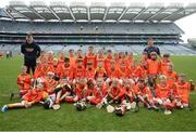 8 October 2016; Members of the Newcestown GAA Club, Co Cork, at Croke Park today which played host to some of Ireland’s most talented hurlers, along with over 500 children, who lined-out to learn tips and skills from their hurling heroes as part of Centra’s Live Well hurling initiative. The participating children, who experienced a once in a lifetime opportunity, came from 12 lucky GAA clubs who each claimed their very special spot by winning a Live Well hurling challenge during the summer. Croke Park, Dublin. Photo by Cody Glenn/Sportsfile