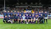 23 January 2011; The Kilmacud Crokes panel, back row, left to right, Liam McBarron, Eoin Culligan, Rory O'Carroll, Nicky McGrath, Craig Dias, Niall Behan, Karl Dias, Kevin Nolan, Brian Kavanagh, Paddy Duggan, Mark Coughlan, Declan Maher, Declan Kelliher, Ross O'Carroll, Brian Hanamy, Joe Mooney, front row, left to right, Alan Carr, Ronan Ryan, Conor Lamb, Barry O'Rorke, Adrian Morrissey, David Nestor, Pat Burke, Cian O'Sullivan, Liam îg î hEineacháin, Mark Vaughan and Ray Cosgrove. AIB Leinster GAA Football All-Ireland Senior Club Championship Final, Rhode v Kilmacud Crokes, O'Moore Park, Portlaoise, Co. Laois. Picture credit: Dáire Brennan / SPORTSFILE