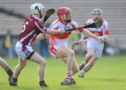 19 February 2011; John Mullane, De La Salle, in action against Jamie Cannon, Clarinbridge. AIB GAA Hurling All-Ireland Senior Club Championship Semi-Final, Clarinbridge v De La Salle, Semple Stadium, Thurles, Co. Tipperary. Picture credit: Matt Browne / SPORTSFILE