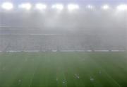 19 February 2011; A general view of Croke Park under a thick fog during the game. Allianz Hurling League, Division 1 Round 2, Dublin v Tipperary, Croke Park, Dublin. Picture credit: Stephen McCarthy / SPORTSFILE