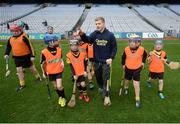 8 October 2016; Clare hurler Podge Collins instructs participants from Adamstown GAA Club, Co Wexford, at Croke Park today which played host to some of Ireland’s most talented hurlers, along with over 500 children, who lined-out to learn tips and skills from their hurling heroes as part of Centra’s Live Well hurling initiative. The participating children, who experienced a once in a lifetime opportunity, came from 12 lucky GAA clubs who each claimed their very special spot by winning a Live Well hurling challenge during the summer. Croke Park, Dublin. Photo by Cody Glenn/Sportsfile