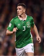 6 October 2016; Ciaran Clark of Republic of Ireland during the FIFA World Cup Group D Qualifier match between Republic of Ireland and Georgia at Aviva Stadium, Lansdowne Road in Dublin. Photo by Brendan Moran/Sportsfile