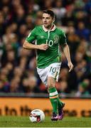 6 October 2016; Robbie Brady of Republic of Ireland during the FIFA World Cup Group D Qualifier match between Republic of Ireland and Georgia at Aviva Stadium, Lansdowne Road in Dublin. Photo by Brendan Moran/Sportsfile