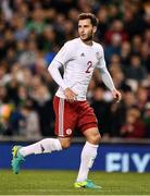 6 October 2016; Otar Kakabadze of Georgia during the FIFA World Cup Group D Qualifier match between Republic of Ireland and Georgia at Aviva Stadium, Lansdowne Road in Dublin. Photo by Brendan Moran/Sportsfile