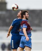8 October 2016; Aaron Greene of Limerick FC in action against Colm Deasy of Drogheda United during the SSE Airtricity League First Division match between Limerick FC and Drogheda United at The Markets Field in Limerick. Photo by Diarmuid Greene/Sportsfile