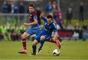 8 October 2016; Stephen Kenny of Limerick FC in action against Jake Hyland of Drogheda United during the SSE Airtricity League First Division match between Limerick FC and Drogheda United at The Markets Field in Limerick. Photo by Diarmuid Greene/Sportsfile
