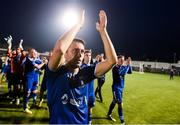 8 October 2016; Limerick FC captain Shane Duggan applauds supporters after the SSE Airtricity League First Division match between Limerick FC and Drogheda United at The Markets Field in Limerick. Photo by Diarmuid Greene/Sportsfile