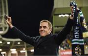 8 October 2016; Actor James Nesbitt during the FIFA World Cup Group C Qualifier match between Northern Ireland and San Marino at Windsor Park in Belfast. Photo by David Fitzgerald/Sportsfile
