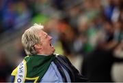8 October 2016; Actor Charlie Lawson ahead of the FIFA World Cup Group C Qualifier match between Northern Ireland and San Marino at Windsor Park in Belfast. Photo by David Fitzgerald/Sportsfile