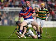 9 October 2016; Cathal O'Mahony of Erin's Own in action against David Cunningham of Glen Rovers during the Cork County Senior Hurling Championship Final match between Erin's Own and Glen Rovers at Páirc Ui Rinn in Cork. Photo by Diarmuid Greene/Sportsfile