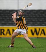 20 February 2011; Richie Hogan, Kilkenny, scores a late free to give his side a single point victory, Kilkenny 0-14 Cork 1-10. Allianz Hurling League, Division 1, Round 2, Kilkenny v Cork, Nowlan Park, Kilkenny. Picture credit: Stephen McCarthy / SPORTSFILE