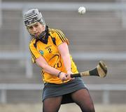20 February 2011; Niamh Kelly, DCU. Purcell Cup Final, DCU v Queens University Belfast, Pearse Stadium, Salthill, Galway. Picture credit: David Maher / SPORTSFILE