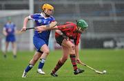 20 February 2011; Orla Cotter, University College Cork, in action against Jean Brady, Waterford IT. Ashbourne Cup Final, University College Cork v Waterford IT, Pearse Stadium, Salthill, Galway. Picture credit: David Maher / SPORTSFILE