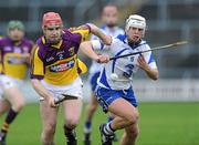 20 February 2011; Paul Roche, Wexford, in action against Stephen Molumphy, Waterford. Allianz Hurling League, Division 1 Round 2, Wexford v Waterford, Wexford Park, Wexford. Picture credit: Matt Browne / SPORTSFILE