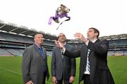 22 February 2011; Pictured at the launch of the Cadbury GAA Football U21 All-Ireland Championship in Croke Park are Cadbury Hero of the Future judges, from left to right, Paul Caffrey, Dermot Earley and Darragh O Sé. Cadbury are delighted to announce that Kerry legend Darragh O Sé will be added to the judging panel for this year’s Hero of the Future Awards which recognise the outstanding talent of the Cadbury GAA U21 Championship. Past winners of the award include Keith Higgins, Mayo, Fintan Goold, Cork, Killian Young, Kerry, Colm O’Neill, Cork, and Rory O’Carroll, Dublin. For more details log onto www.cadburygaau21.com or join Cadbury GAA Football on facebook. Cadbury GAA Under 21 Football Launch, Croke Park, Dublin. Picture credit: David Maher / SPORTSFILE