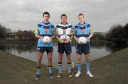22 February 2011; UCD stars Cian O'Sullivan, left, Craig Dias, and Peter Kelly, right, at the launch of &quot;UCD and the Sigerson&quot; by Irial Glynn. UCD, Belfield, Dublin. Photo by Sportsfile