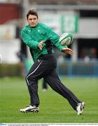 22 February 2011; Ireland's David Wallace in action during squad training ahead of their RBS Six Nations Rugby Championship match against Scotland on Sunday. Ireland Rugby Squad Training, RDS, Ballsbridge, Dublin. Picture credit: Brendan Moran / SPORTSFILE
