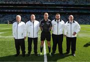 4 September 2016; Match officials before the Electric Ireland GAA Hurling All-Ireland Minor Championship Final in Croke Park, Dublin.  Photo by Ray McManus/Sportsfile
