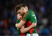 1 October 2016; Aidan O'Shea of Mayo, right, consoles team-mate Cillian O'Connor after the GAA Football All-Ireland Senior Championship Final Replay match between Dublin and Mayo at Croke Park in Dublin. Photo by Piaras Ó Mídheach/Sportsfile