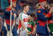 1 October 2016; Robert Hennelly of Mayo during the pre-match parade at the GAA Football All-Ireland Senior Championship Final Replay match between Dublin and Mayo at Croke Park in Dublin. Photo by Piaras Ó Mídheach/Sportsfile