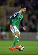 8 October 2016; Conor McLaughlin of Northern Ireland during the FIFA World Cup Group C Qualifier match between Northern Ireland and San Marino at Windsor Park in Belfast. Photo by Oliver McVeigh/Sportsfile