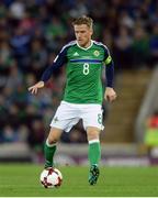 8 October 2016; Steve Davis of Northern Ireland during the FIFA World Cup Group C Qualifier match between Northern Ireland and San Marino at Windsor Park in Belfast. Photo by Oliver McVeigh/Sportsfile