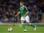 8 October 2016; Nial McGinn of Northern Ireland during the FIFA World Cup Group C Qualifier match between Northern Ireland and San Marino at Windsor Park in Belfast. Photo by Oliver McVeigh/Sportsfile