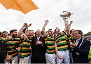 9 October 2016; Glen Rovers captain Graham Callanan lifts the cup after winning the Cork County Senior Hurling Championship Final match between Erin's Own and Glen Rovers at Páirc Ui Rinn in Cork. Photo by Diarmuid Greene/Sportsfile