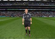 1 October 2016; Referee Maurice Deegan ahead of the GAA Football All-Ireland Senior Championship Final Replay match between Dublin and Mayo at Croke Park in Dublin. Photo by Ray McManus/Sportsfile