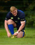 10 October 2016; Tadhg Furlong of Leinster during squad training at UCD in Dublin. Photo by Seb Daly/Sportsfile