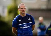 10 October 2016; Leinster senior coach Stuart Lancaster in action during squad training at UCD in Dublin. Photo by Seb Daly/Sportsfile