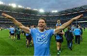 1 October 2016; Shane B. Carthy of Dublin celebrates after the GAA Football All-Ireland Senior Championship Final Replay match between Dublin and Mayo at Croke Park in Dublin. Photo by Eóin Noonan/Sportsfile