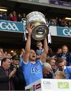 1 October 2016; Paul Mannion of Dublin lifts the Sam Maguire cup after the GAA Football All-Ireland Senior Championship Final Replay match between Dublin and Mayo at Croke Park in Dublin. Photo by Ray McManus/Sportsfile