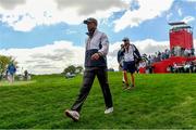 29 September 2016; USA vice-captain Tiger Woods makes his way to the 10th tee-box ahead of The 2016 Ryder Cup Matches at the Hazeltine National Golf Club in Chaska, Minnesota, USA. Photo by Ramsey Cardy/Sportsfile