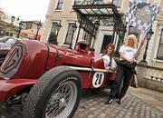 23 February 2011; Pictured at the launch of the 'Inaugural Festival of Speed' which takes place on the August bank holiday weekend are race drivers Karen Feeney, right, and Katrina Walsh. Launch of the 'Inaugural Festival of Speed', The Mansion House, Dawson Street, Dublin. Picture credit: David Maher / SPORTSFILE