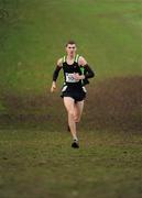 16 February 2011; Jake Byrne, St Joseph’s Rochfortbridge, on his way to third place during the Senior Boys event at the Aviva Leinster Schools Cross Country. Santry Demesne, Santry, Dublin. Picture credit: Stephen McCarthy / SPORTSFILE