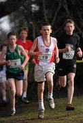 16 February 2011; Adam O'Brien, St Aidan's CBS, 19, in action during the Minor Boys event at the Aviva Leinster Schools Cross Country. Santry Demesne, Santry, Dublin. Picture credit: Stephen McCarthy / SPORTSFILE