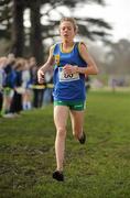 16 February 2011; Nicole Cuskelly, Killina SS Tullamore, on her to taking third place during the Junior Girls event at the Aviva Leinster Schools Cross Country. Santry Demesne, Santry, Dublin. Picture credit: Stephen McCarthy / SPORTSFILE
