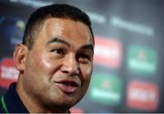 11 October 2016; Connacht head coach Pat Lam during a press conference at the Sportsground in Galway. Photo by Seb Daly/Sportsfile