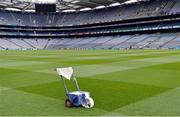 14 August 2016; A general view of line painting equipment prior to the GAA Hurling All-Ireland Senior Championship Semi-Final game between Galway and Tipperary at Croke Park, Dublin. Photo by Piaras Ó Mídheach/Sportsfile