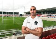 11 October 2016; Ruan Pienaar of Ulster who was announced will take part in the forthcoming historic international game between Barbarians and Fiji to be played at Kingspan Staduim after a press conference at Kingspan Stadium in Ravenhill Park, Belfast. Photo by Oliver McVeigh/Sportsfile