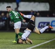 11 October 2016; Dane Massey of Dundalk in action against Sean Maguire of Cork City during the SSE Airtricity League Premier Division match between Dundalk and Cork City at Oriel Park in Dundalk, Co Louth. Photo by David Maher/Sportsfile