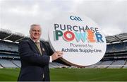 12 October 2016; Uachtarán Chumann Lúthchleas Gael Aogán Ó Fearghail in attendance at the launch of GAA Purchase Power at Croke Park in Dublin. Photo by Sam Barnes/Sportsfile