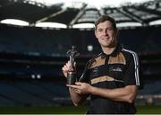 13 October 2016; Seamus Callanan of Tipperary and Patrick Durcan of Mayo were confirmed as the GAA/GPA Opel Players of the Month for September in hurling and football. Pictured is Seamus Callanan of Tipperary with his GAA/GPA Opel Player of the Month Awards at a reception at Croke Park in Dublin. Photo by Sam Barnes/Sportsfile