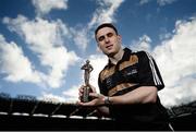 13 October 2016; Seamus Callanan of Tipperary and Patrick Durcan of Mayo were confirmed as the GAA/GPA Opel Players of the Month for September in hurling and football. Pictured is Patrick Durcan of Mayo with his GAA/GPA Opel Player of the Month Awards at a reception at Croke Park in Dublin. Photo by Sam Barnes/Sportsfile